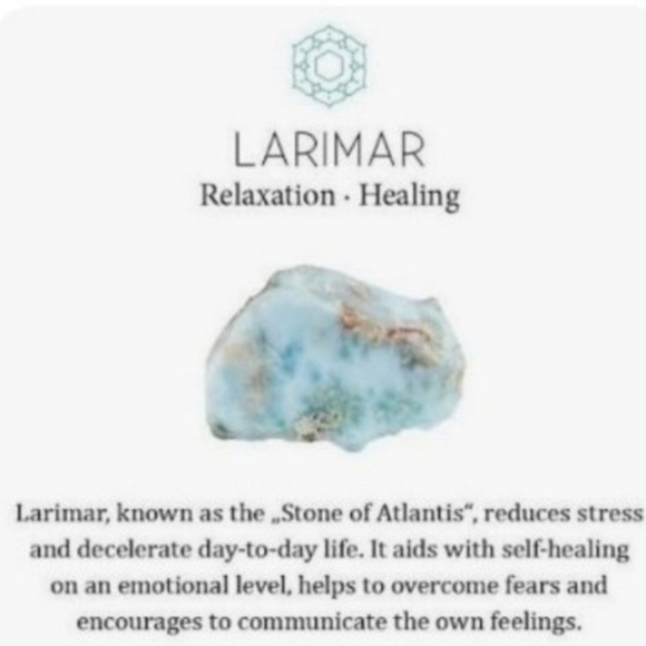 Larimar Gemstone 925 Sterling Silver Handmade Drop Dangle Earrings - Picture 2 of 2